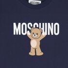 Navy Blue Teddy Bear Logo T-Shirt, 2, hi-res