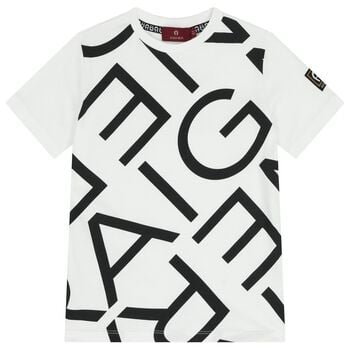 Boys White Logo T-Shirt