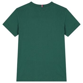 Boys Green Logo T-Shirt 
