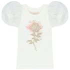 Girls Ivory & Pink Skirt Set, 1, hi-res