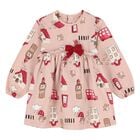 Younger Girls Pink London Themed Print Dress, 1, hi-res