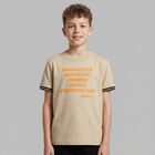Boys Beige Logo T-Shirt, 1, hi-res