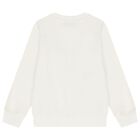 White Teddy Bear Logo Sweatshirt, 4, hi-res