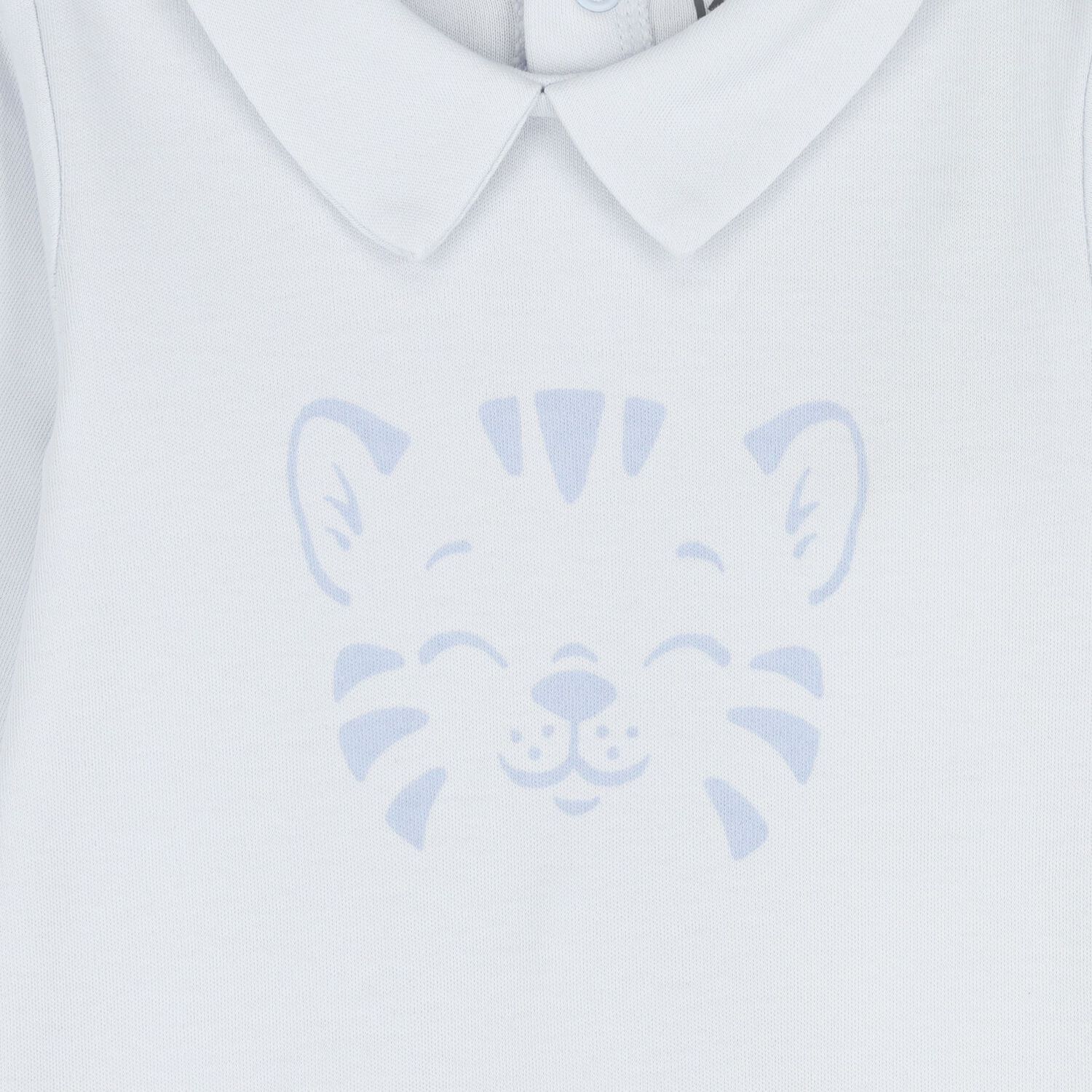 Baby Boys Blue Tiger Babygrow, 1, hi-res