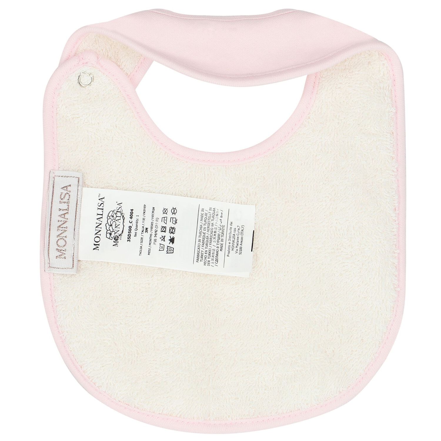 Baby Girls Ivory and Pink Babygrow Set, 1, hi-res image number null