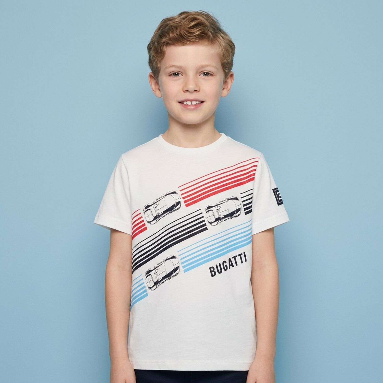 Boys White Logo T-Shirt, 1, hi-res