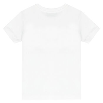 Boys White Logo T-Shirt