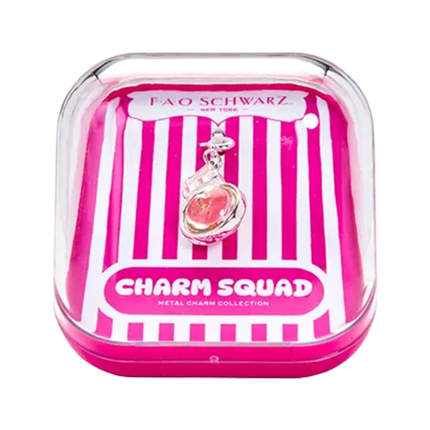 Girls Silver & Pink Magic Bottle Charm, 1, hi-res