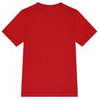 Boys Red Logo T-Shirt, 2, hi-res