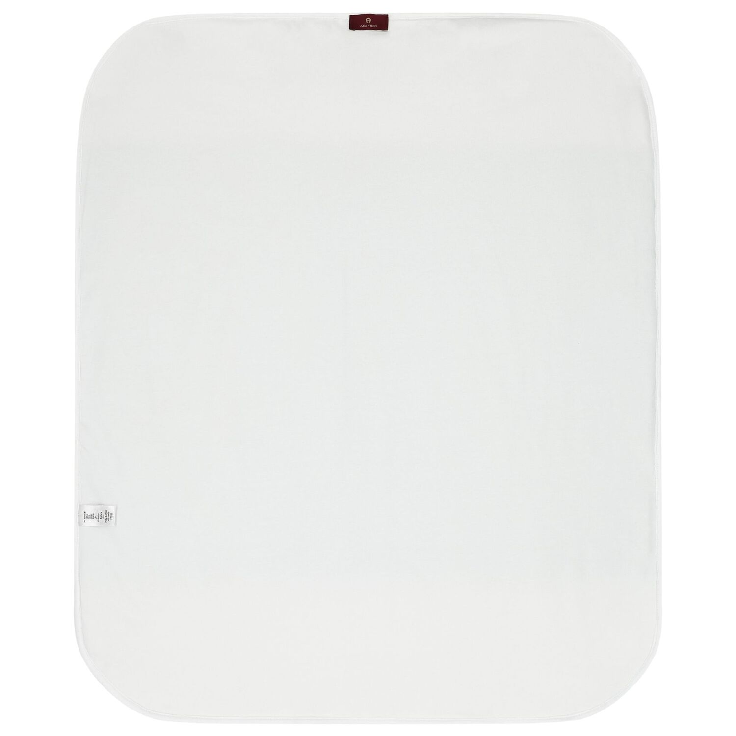 Baby Boys White & Navy Logo Blanket, 1, hi-res image number null