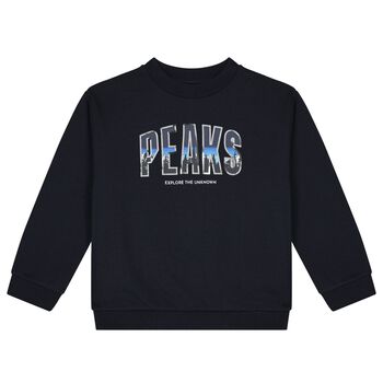 Mayoral Boys Navy Blue Sweatshirt, 1 Boys Navy Blue Sweatshirt