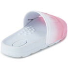 Girls Pink & White Logo Sliders, 1, hi-res
