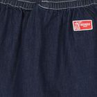 Girls Navy Blue Denim Logo Skirt, 1, hi-res