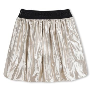 Girls Gold Bubble Skirt