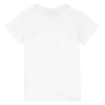 Boys White Logo T-Shirt