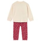 Younger Girls Ivory & Red Leggings Set, 1, hi-res