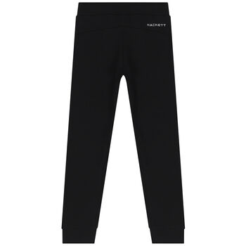 Boys Black Aston Martin Logo Joggers