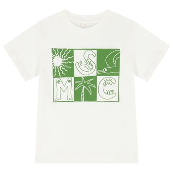Boys Ivory Logo T-Shirt