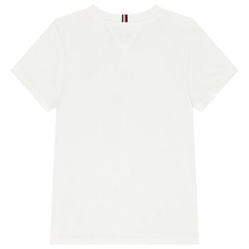 Girls White Logo T-Shirt