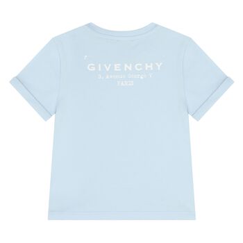Younger Boys Blue Logo T-Shirt