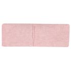 Baby Girls Pink Flower Knitted Headband, 1, hi-res