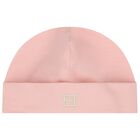 Baby Girls Pink Logo Hat, 2, hi-res