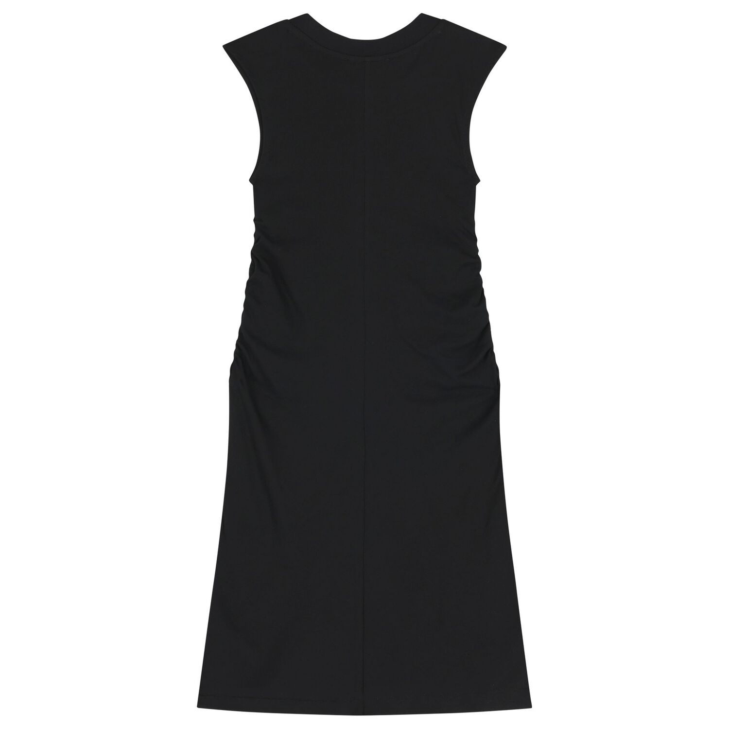 Girls Black Logo Dress, 1, hi-res