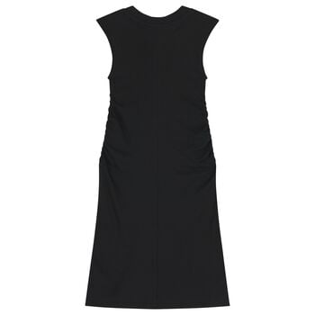 Girls Black Logo Dress