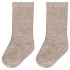 Baby Girls Beige, Ivory & Pink Socks ( 6 Pack ), 2, hi-res
