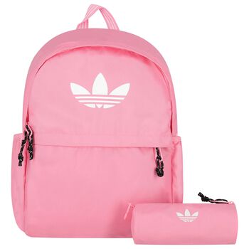 Girls Pink Logo Backpack