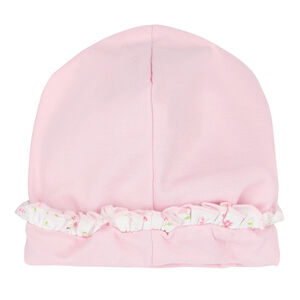 Baby Girls Pink Ruffle Hat