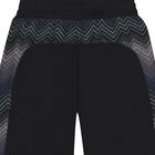 Boys Mini Me Black Zig Zag Logo Joggers, 1, hi-res