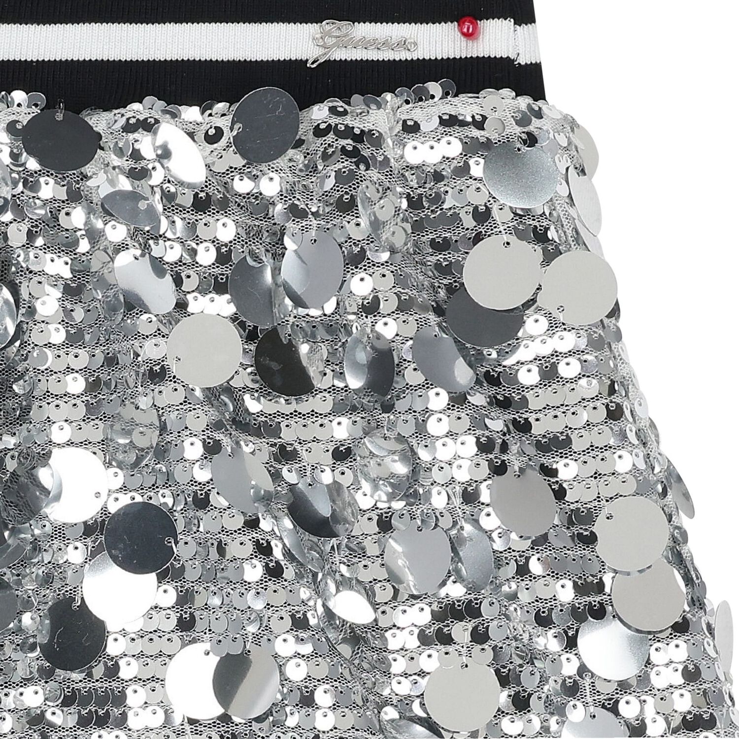 Girls Silver Sequins Skirt, 1, hi-res image number null