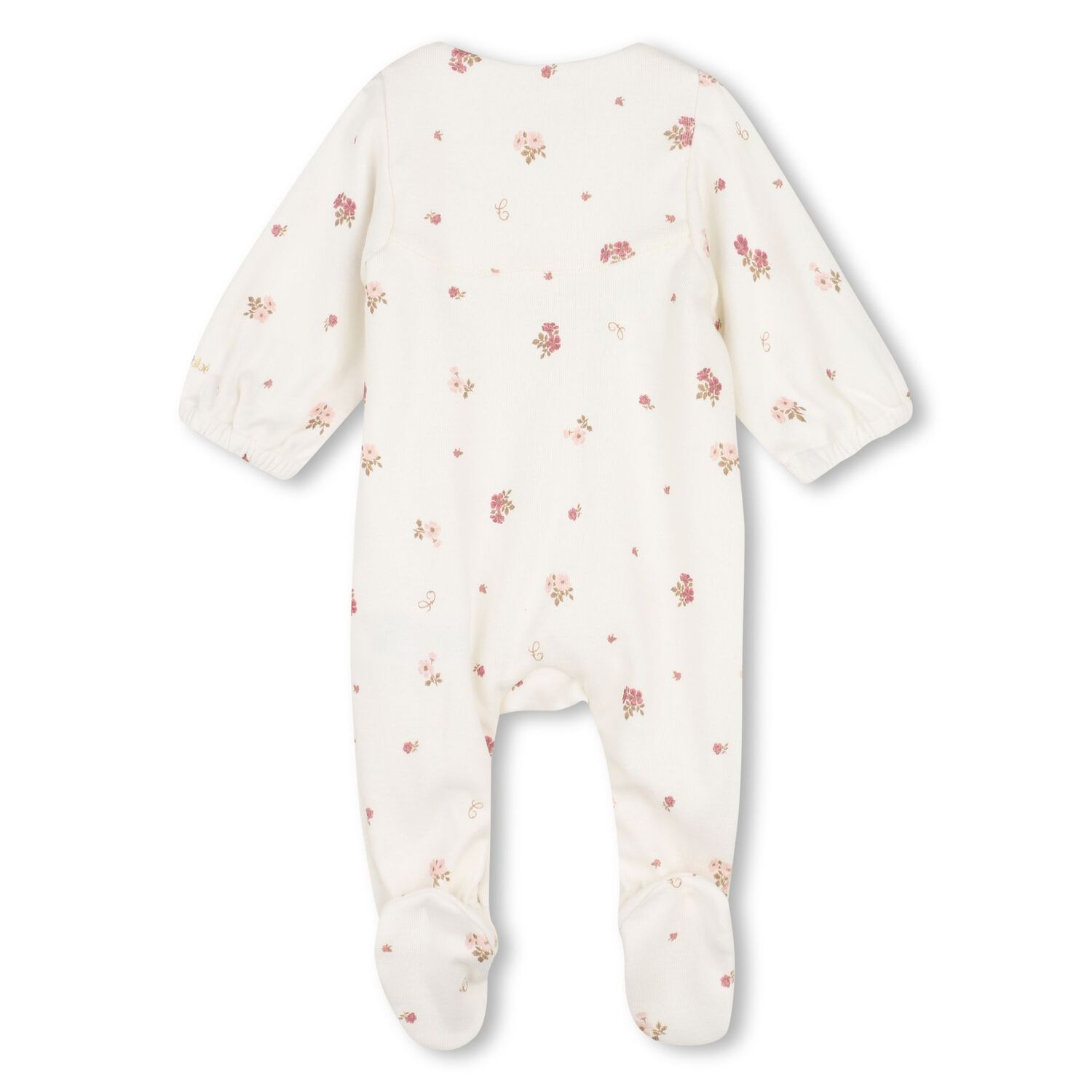 Baby Girls Ivory Floral Babygrow Gift Set, 1, hi-res