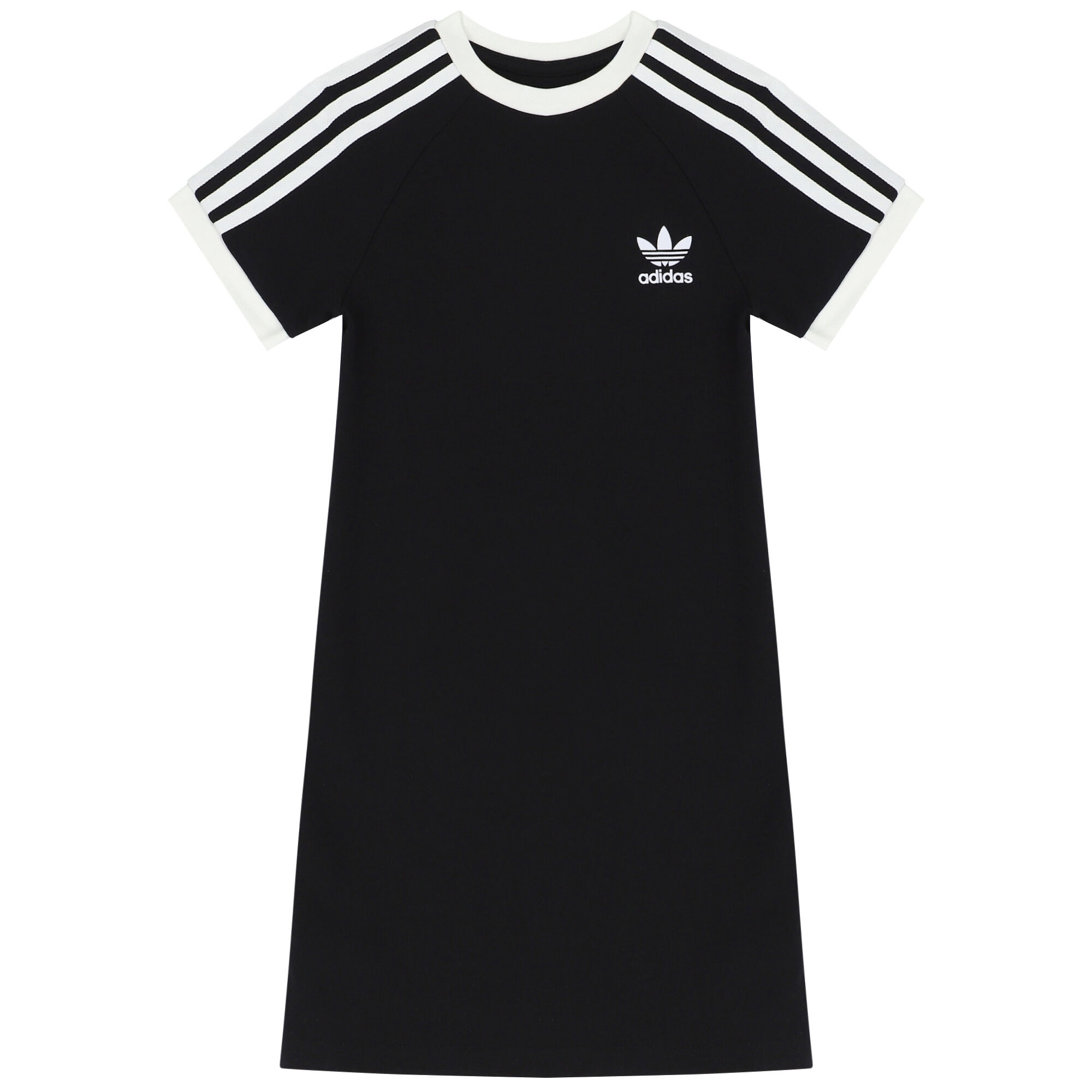 Adidas Kids Girls Black Logo Dress Junior Couture
