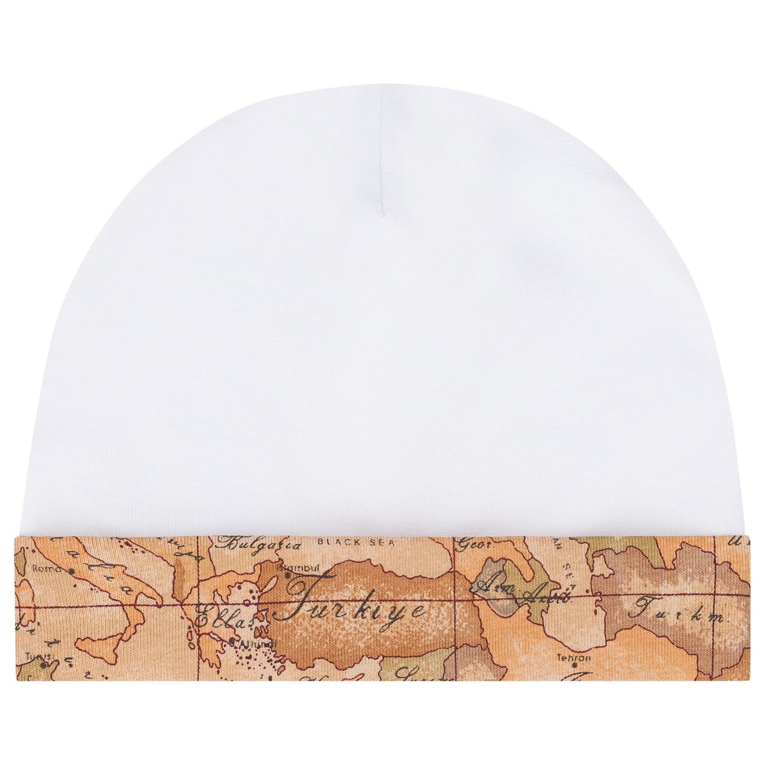 طقم هدية مدس بطبعة الخريطة باللون الأبيض و البيج, 1, hi-res