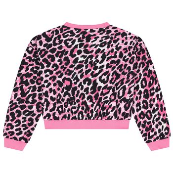 Girls Pink Logo Sweatshirt