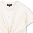 Girls Ivory & Shimmery Gold Top, 1, hi-res