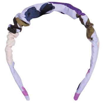 Girls Purple Floral Hairband
