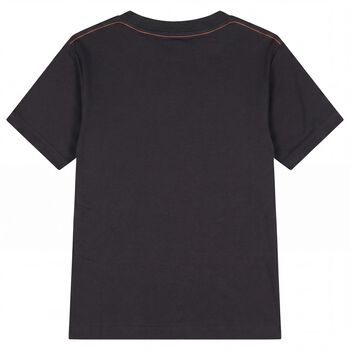 Boys Grey Logo T-Shirt