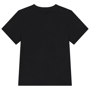 Boys Black Logo T-Shirt