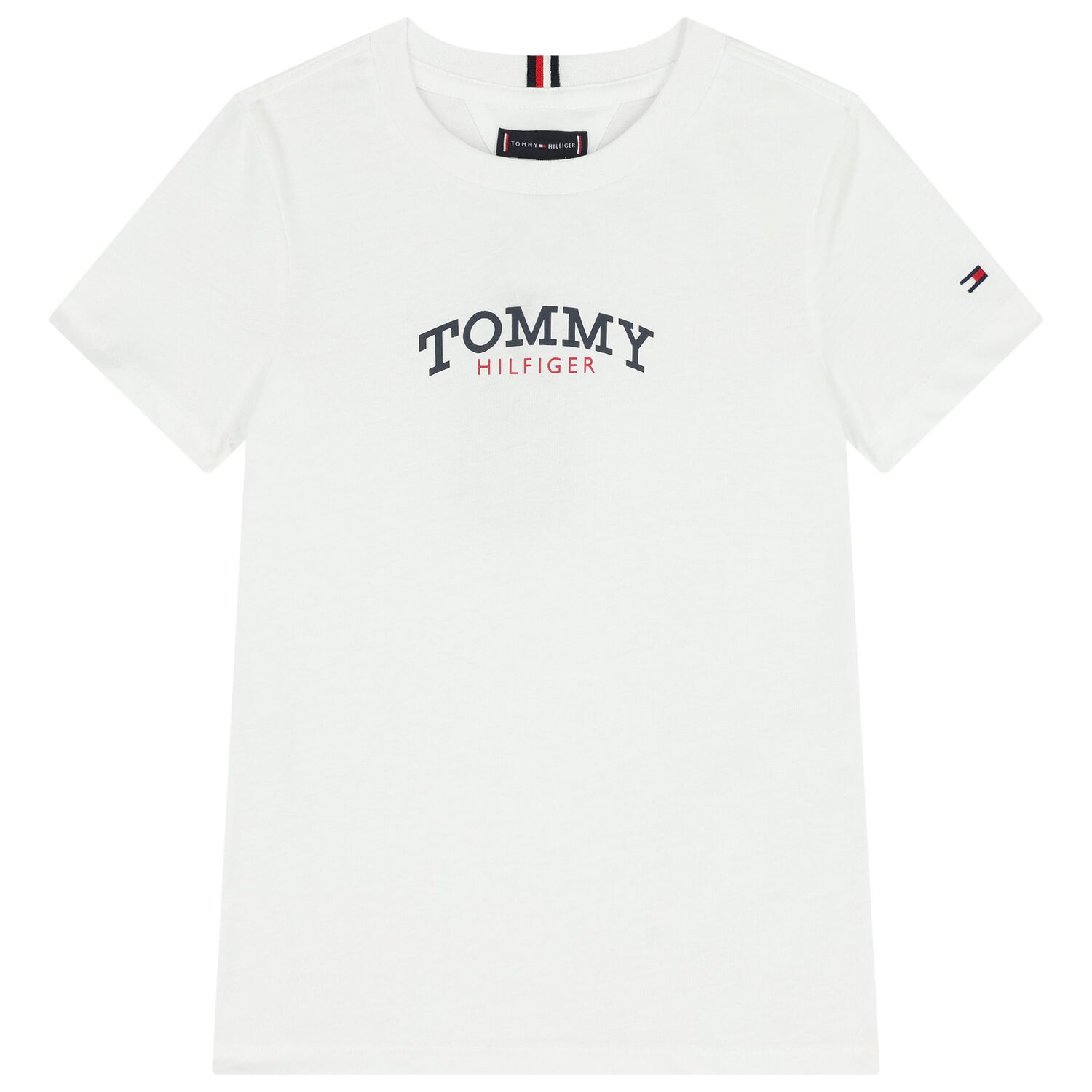 Boys White & Navy Blue Shorts Set, 2, hi-res