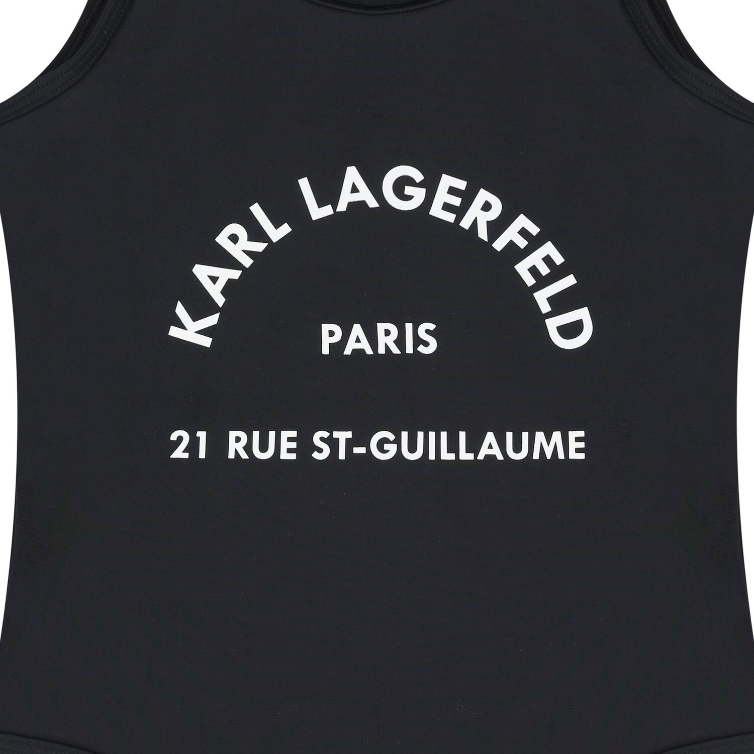 Girls Black Logo Swimsuit, 1, hi-res image number null