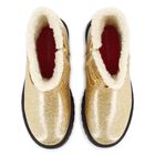 Girls Gold Glitters Boots, 1, hi-res