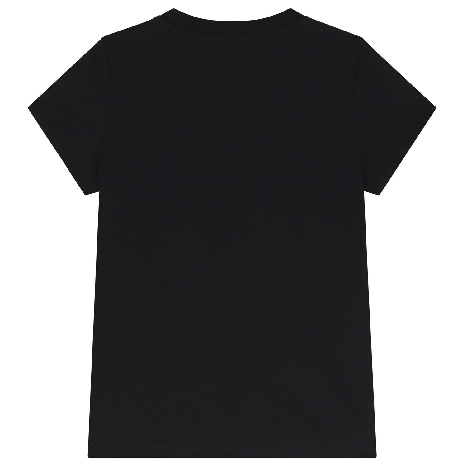 Girls Black Logo T-Shirt, 1, hi-res image number null