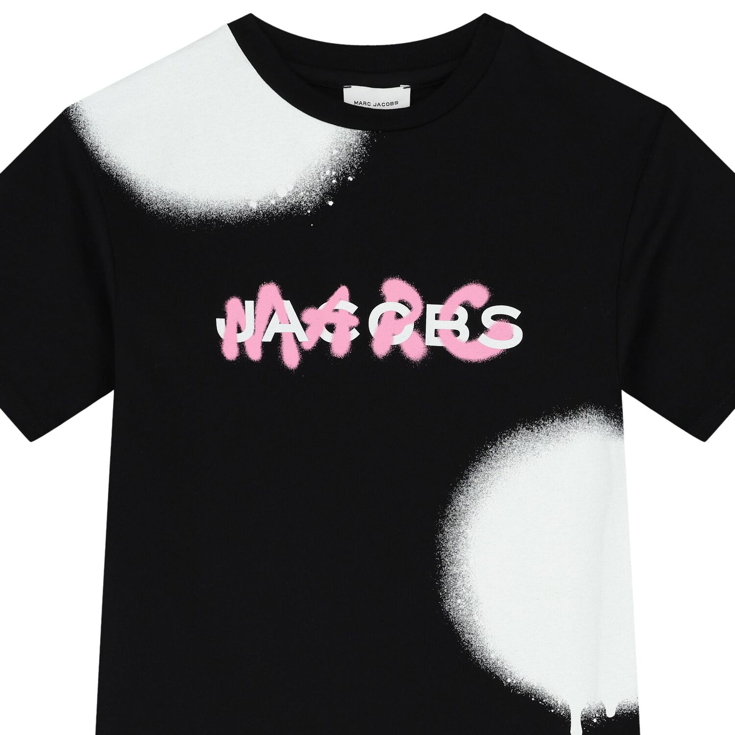 Girls Black & White Logo Dress, 1, hi-res image number null