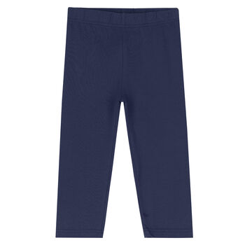 Girls Navy Leggings