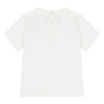 Baby Boys White Polo Bear T-Shirt