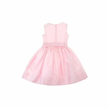 Girls Pink Bow Dress