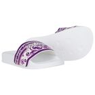 Girls White & Purple Majolica Sliders, 2, hi-res